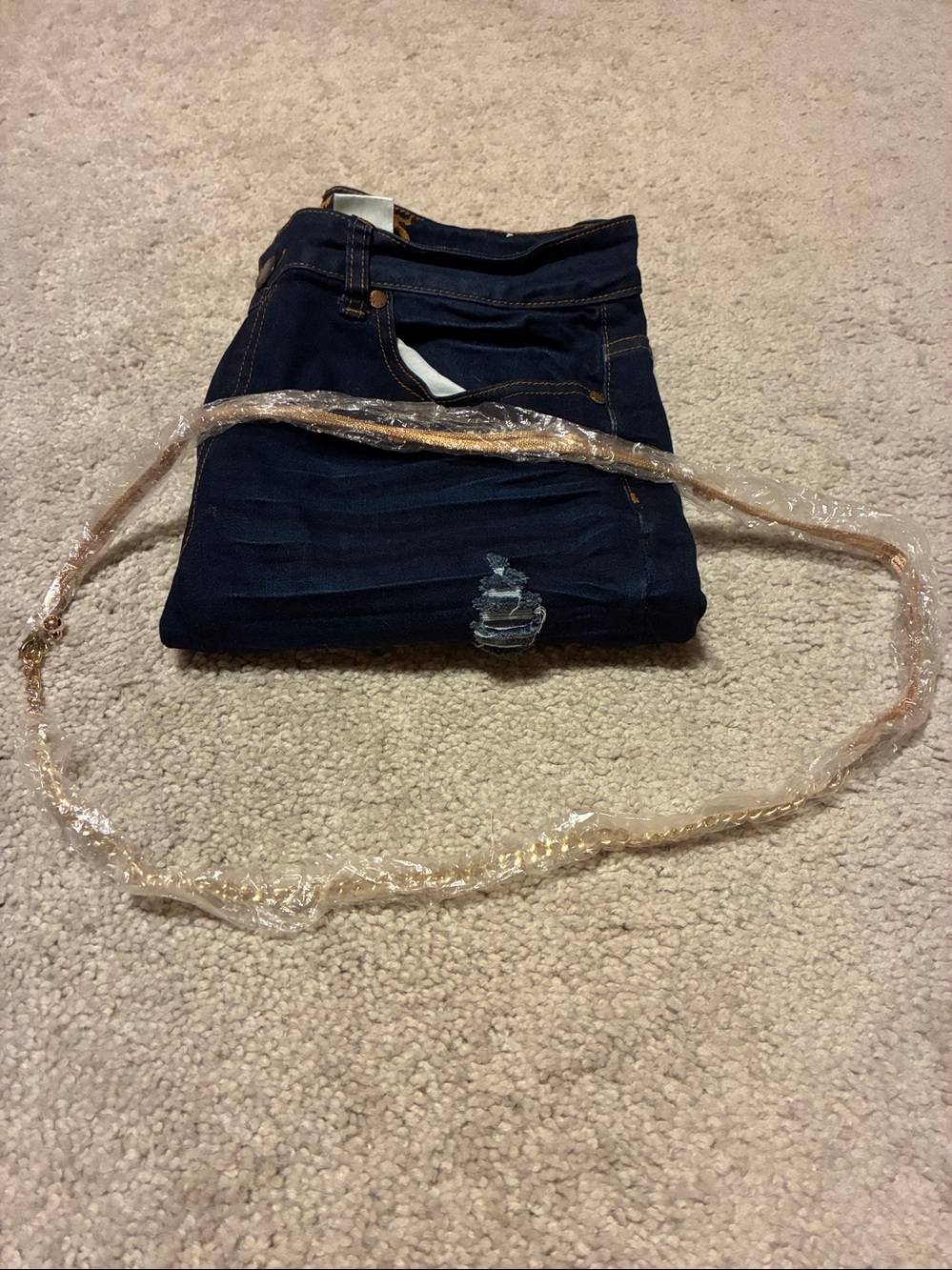 VIP Navy Ripped Skinny Jeans - Picture 13 of 14